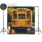 Backdrop school bus school theme 4152