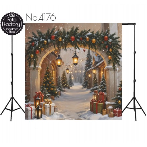 Backdrop Christmas theme 4176