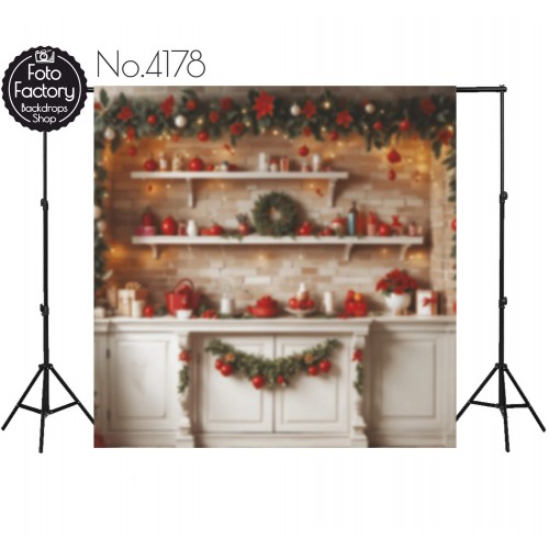 Backdrop Christmas theme 4178