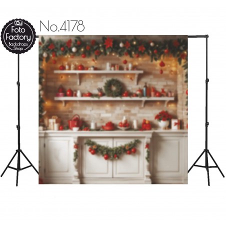 Backdrop Christmas theme 4178