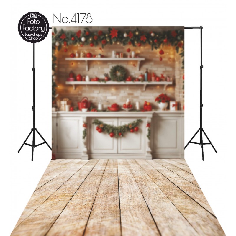 Backdrop Christmas theme 4178