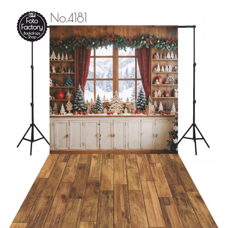 Hintergründe Weihnachten Holzküche 4181