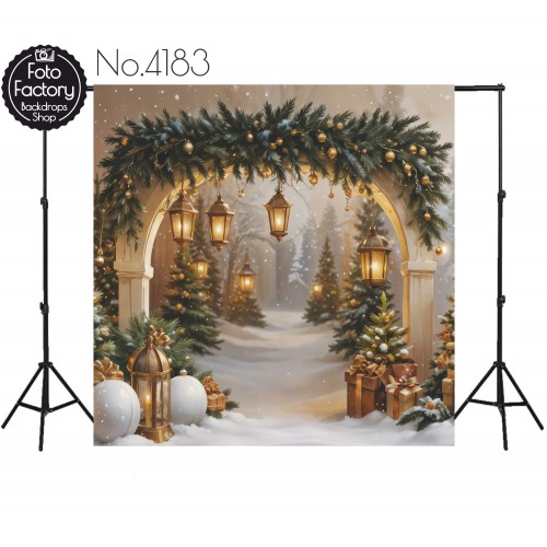 Backdrop Christmas theme 4183