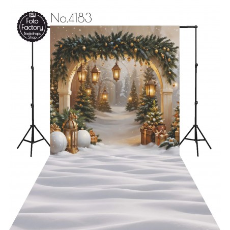 Backdrop Christmas theme 4183