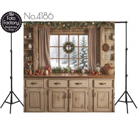Hintergründe Weihnachten Holzküche 4186