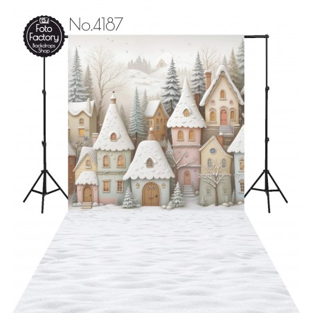 Backdrop Christmas Winter theme 4187