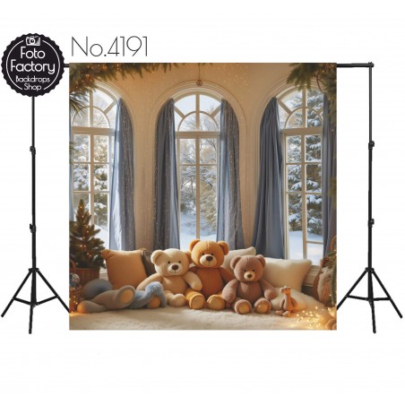 Backdrop Christmas Winter theme 4191