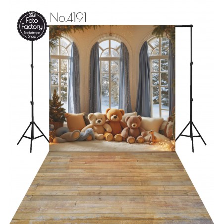 Backdrop Christmas Winter theme 4191
