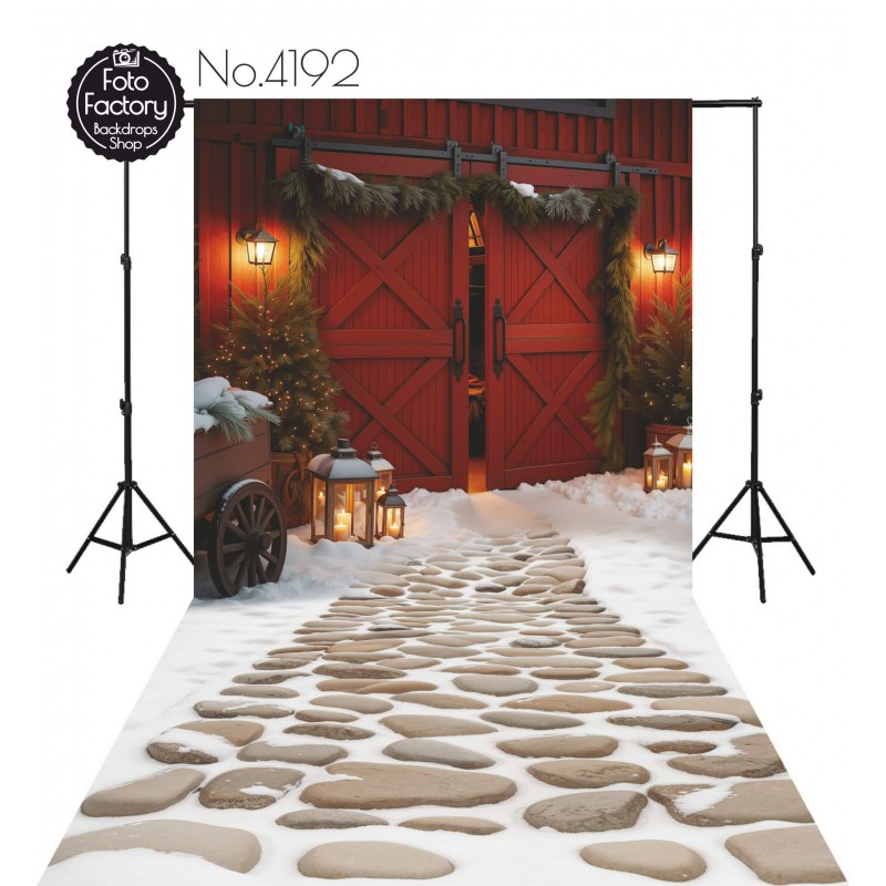Backdrop Christmas Winter theme 4192
