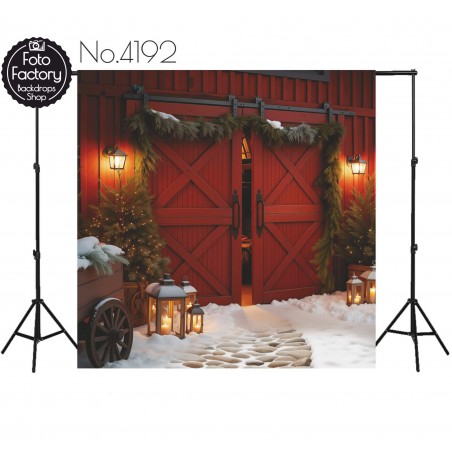 Backdrop Christmas Winter theme 4192