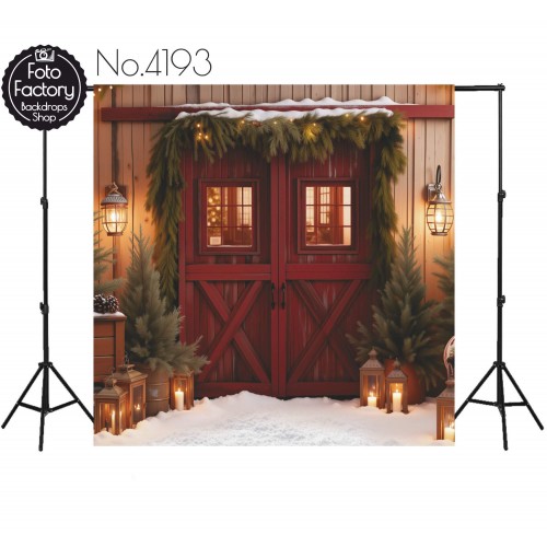 Backdrop Christmas Winter theme 4193