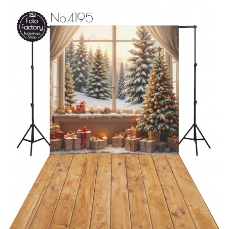 Backdrop Christmas theme 4195