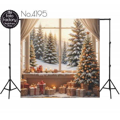 Backdrop Christmas theme 4195