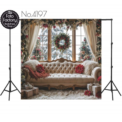 Backdrop Christmas theme 4197