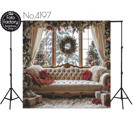Backdrop Christmas theme 4197