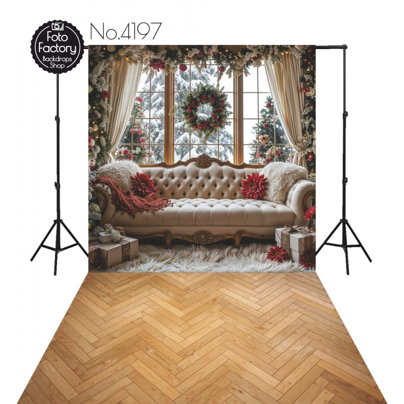 Backdrop Christmas theme 4197