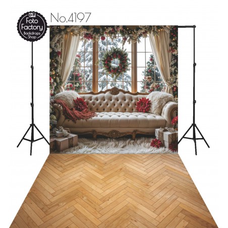 Backdrop Christmas theme 4197