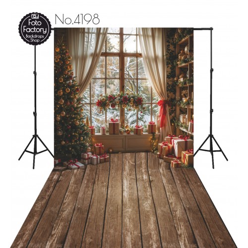 Backdrop Christmas theme 4198