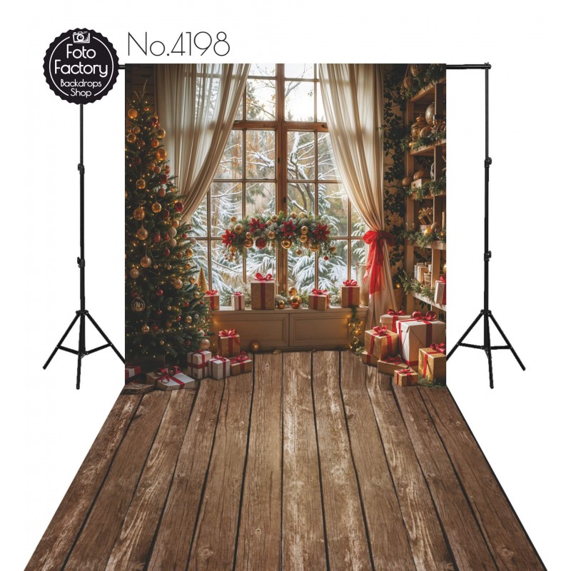 Backdrop Christmas theme 4198