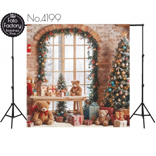 Backdrop Christmas theme 4199