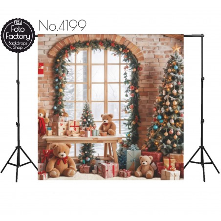 Backdrop Christmas theme 4199