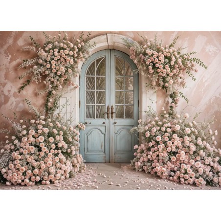 Backdrop spring theme flowers 4201