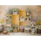 Backdrop spring theme flowers 4208