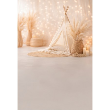 Backdrop spring theme tipi tent - Fotofactory24.pl