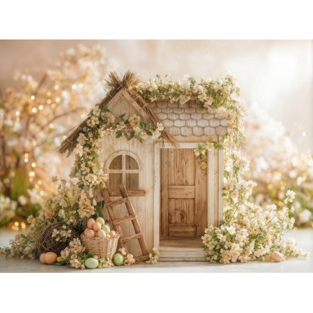 Backdrop spring theme flowers 4222