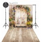 Backdrop spring theme flowers wardrobe 4223