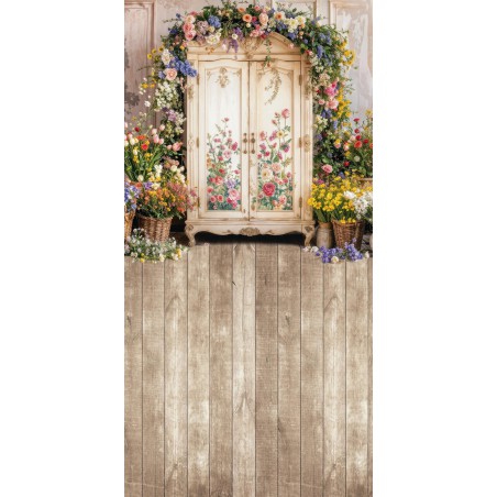 Hintergründe frühlingshaft Frühling Blumen Kleiderschrank - Fotofactory24.pl