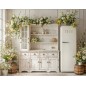 Backdrop spring theme flowers furniture 4224