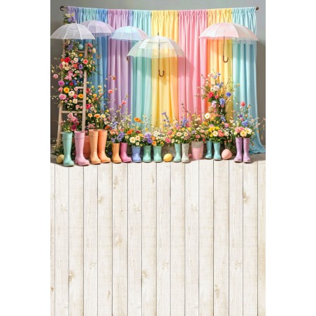 Backdrop spring theme flowers - Fotofactory24.pl