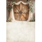 Backdrop flowers backcloth rustic door 4231 Backdrop flowers backcloth rustic door 4231
