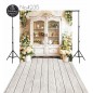 Backdrop spring theme flowers display cabinet 4235 Backdrop spring theme flowers display cabinet 4235