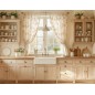 Backdrop light wooden kitchen 4240 Backdrop light wooden kitchen 4240