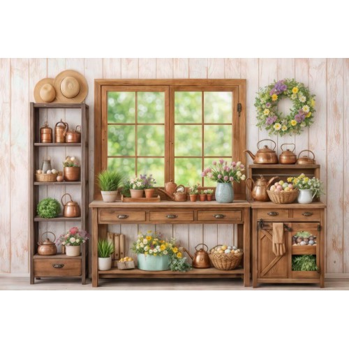 Hintergründe frühlingshaft Frühling Blumen Fenster 4246