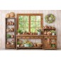Hintergründe frühlingshaft Frühling Blumen Fenster 4246