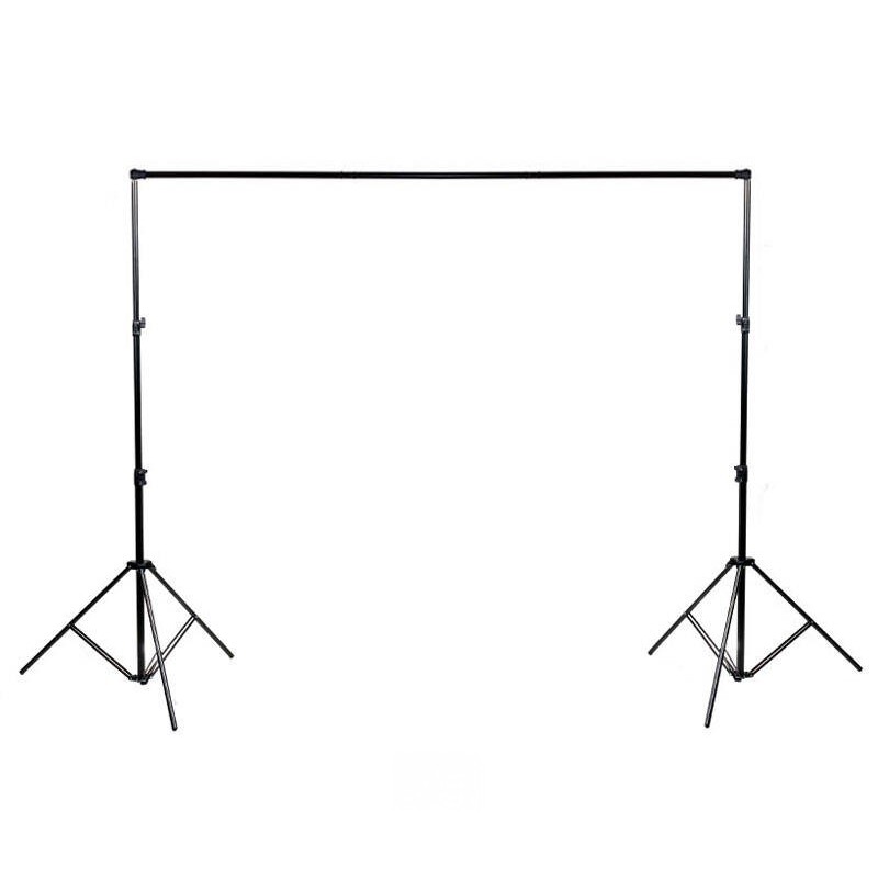 Heavy-duty photography background support system – stands up to 292 cm with crossbar up to 304 cm