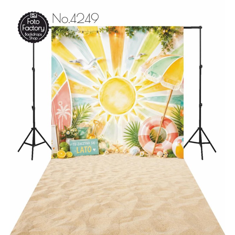 Backdrop summer beach sun 4249 Backdrop summer beach sun 4249