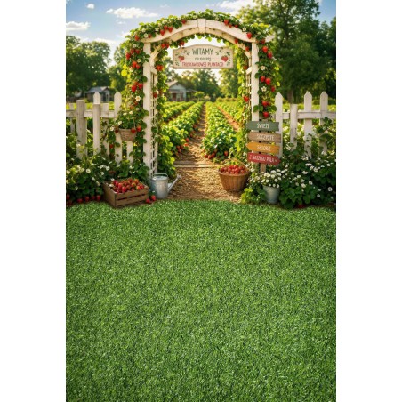 Hintergründe Sommer Erdbeeren - Fotofactory24.pl
