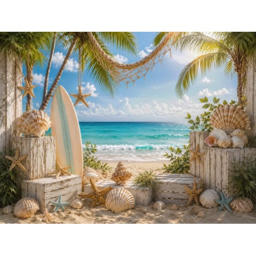 Tło Fotograficzne lato plaża 4256