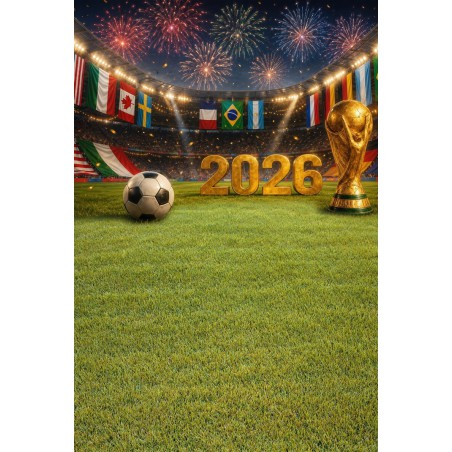 Backdrop football stadium - Fotofactory24.pl