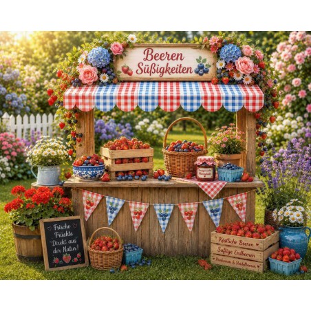 Backdrop summer fruit stall - Fotofactory24.pl