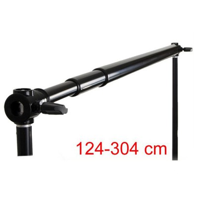 Set for hanging backdrops (2x stand 72-230cm + foldable beam 130-300cm)