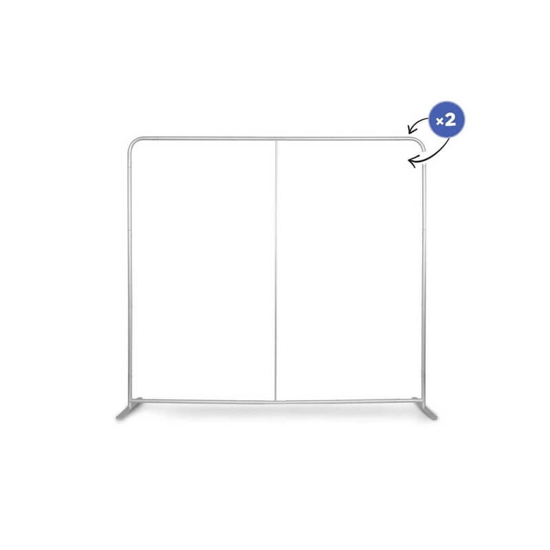 Assembled photo wall frame