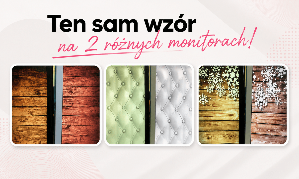 Kolory na ekranie mogą różnić się od matowego wydruku