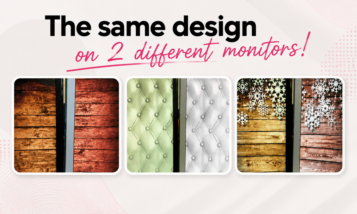 Screen colors may differ from the matte print