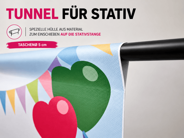 Tunnel für Stativstange