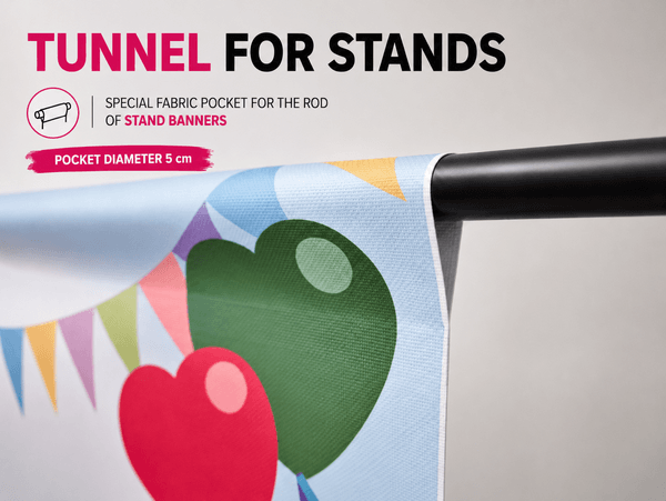 Pole pocket for stand